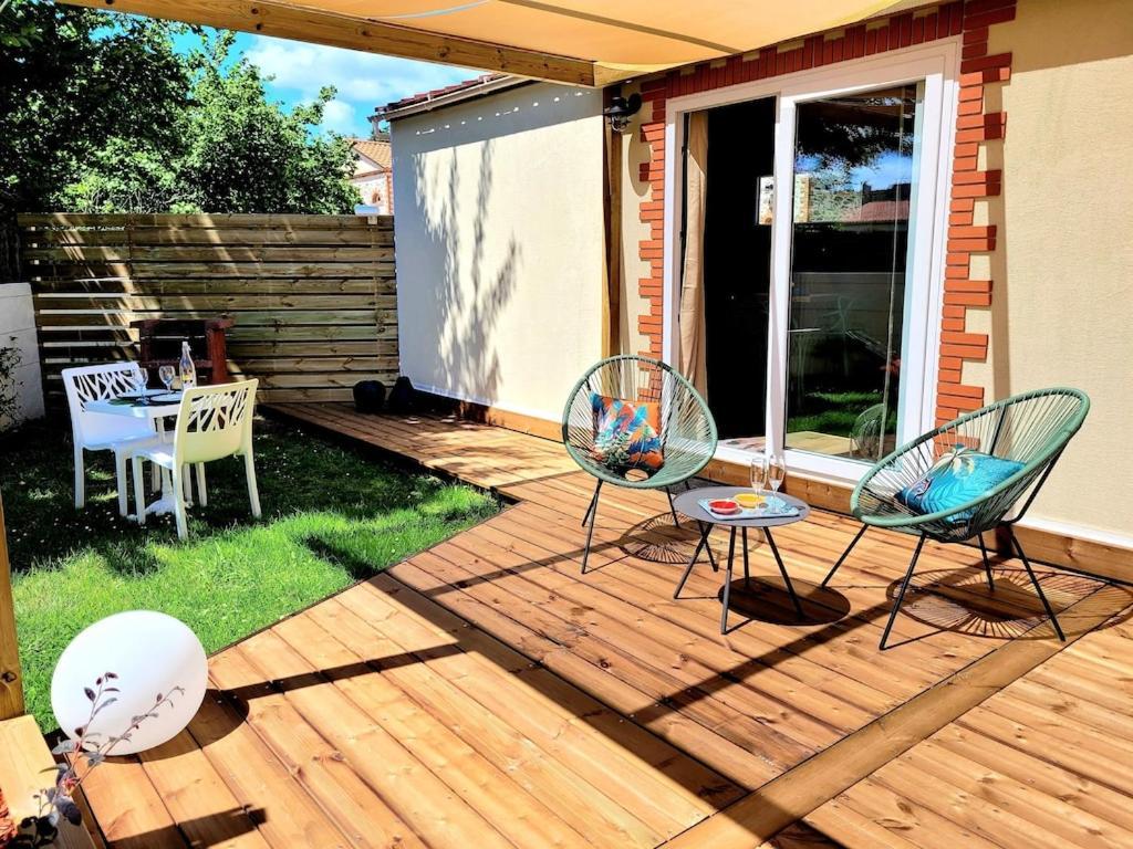 Saint-Aignan-Grand-LieuCopacabana Tiny House Studio Terrasse Jardin别墅 外观 照片